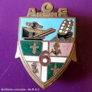 zx- Artillerie coloniale 6e Regiment